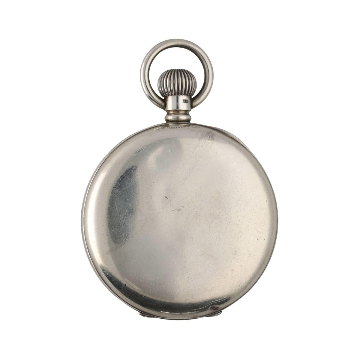 Early 20th century silver lever pocket watch, Birmingham 1909, 7 jewel three quarter plate ' - Image 3 of 3