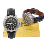 Breitling Colt Quartz stainless steel gentleman's wristwatch, reference no. A57035, serial no.