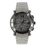 Chopard Happy Sport 'Snowflake' Chronograph limited edition stainless steel lady's wristwatch,