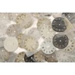 Quantity of assorted pocket watch dials