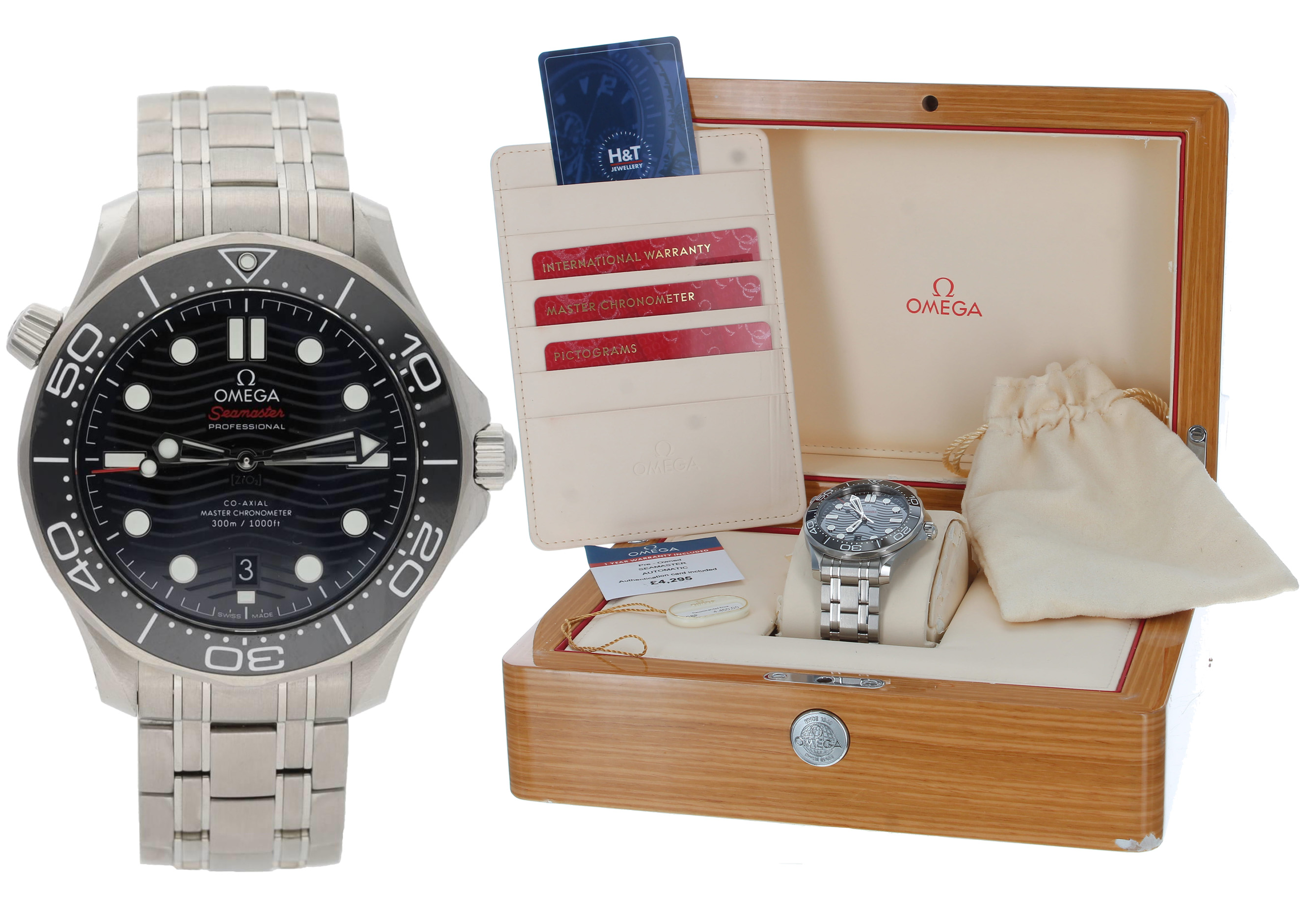 Omega Seamaster Diver Professional Co-Axial Master Chronometer automatic stainless steel gentleman's