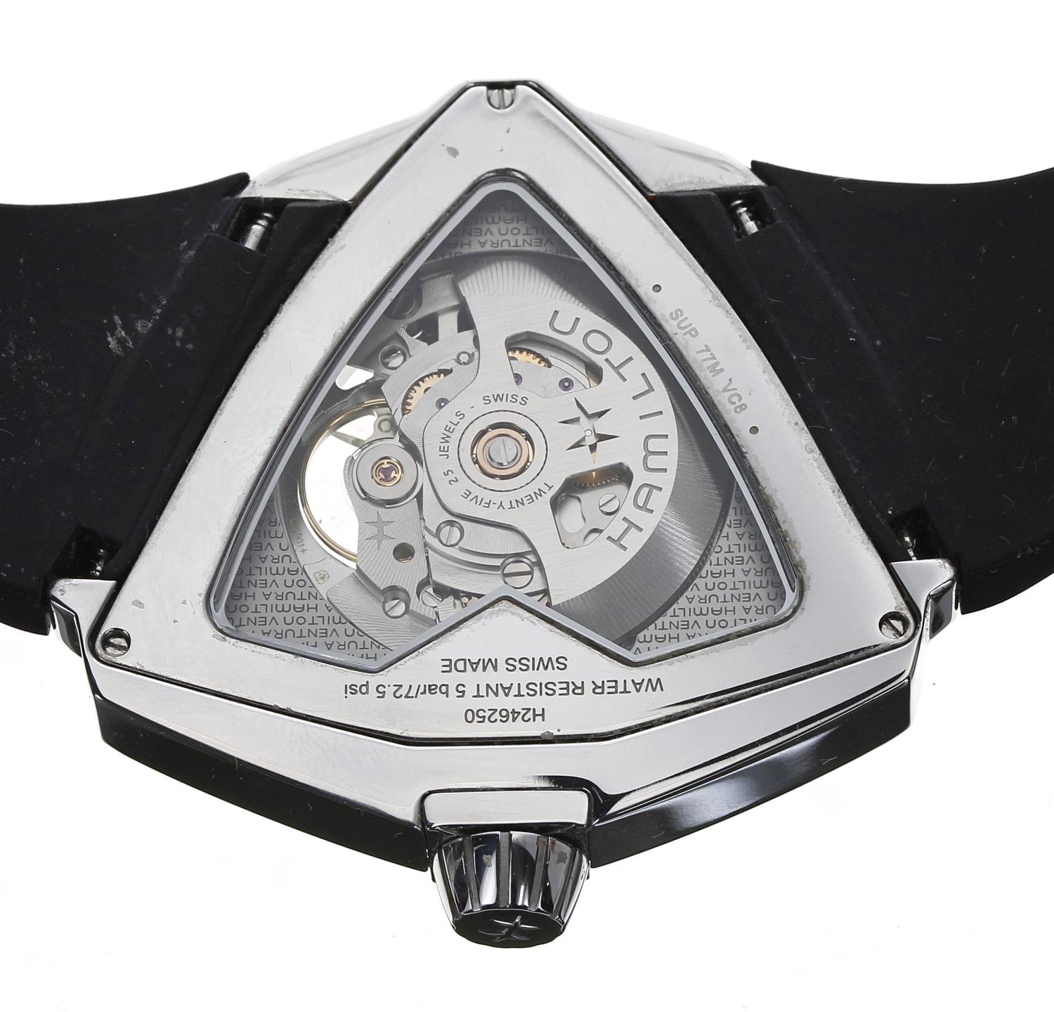 Hamilton Ventura XXL Skeleton stainless steel gentleman's wristwatch, reference no. H24625330, - Bild 2 aus 3