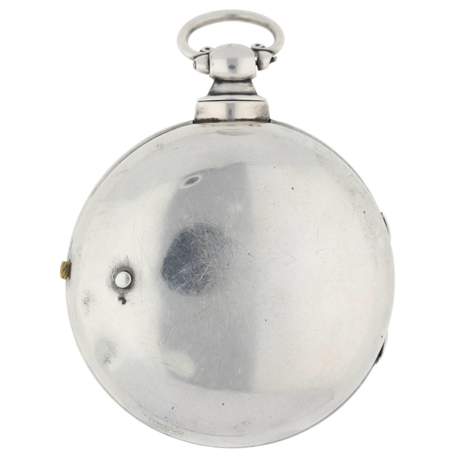 William Revill, Dick-Hill - early Victorian silver pair cased verge pocket watch, Birmingham 1839, - Image 8 of 10