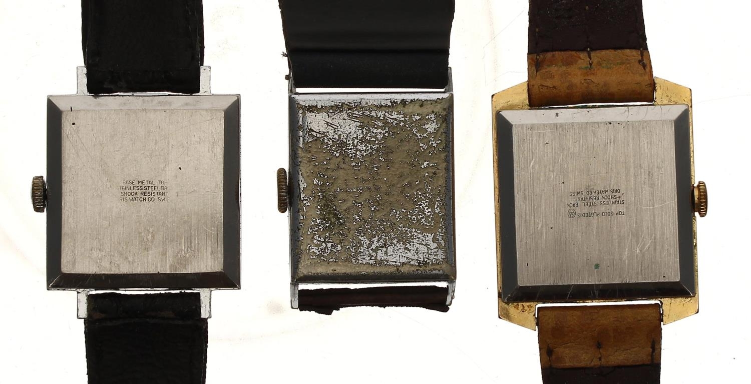 Three Oris gentleman's wristwatches (one for repair) (3) - Image 2 of 2