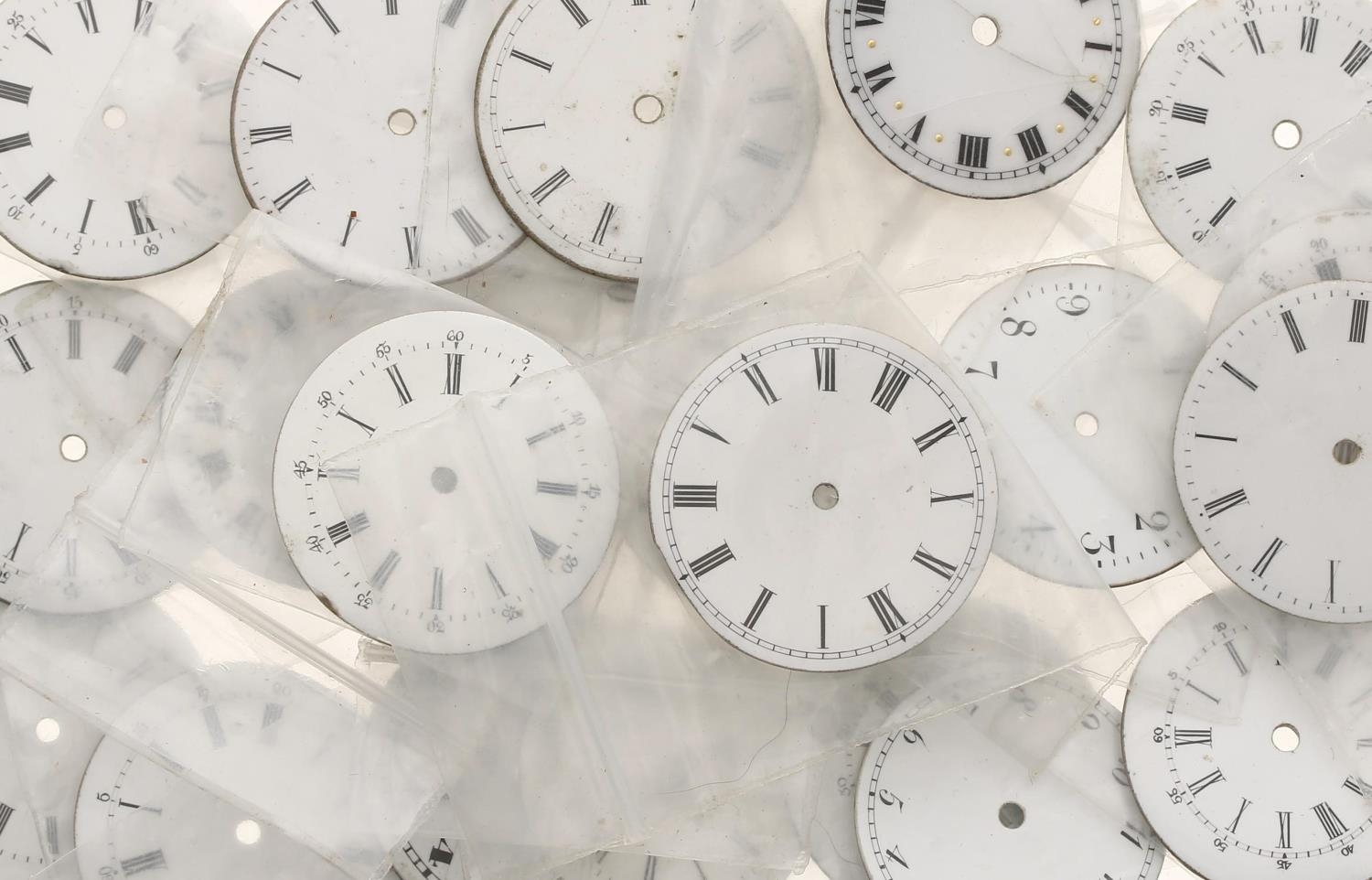 Quantity of assorted fob/wrist watch dials (100 approx)