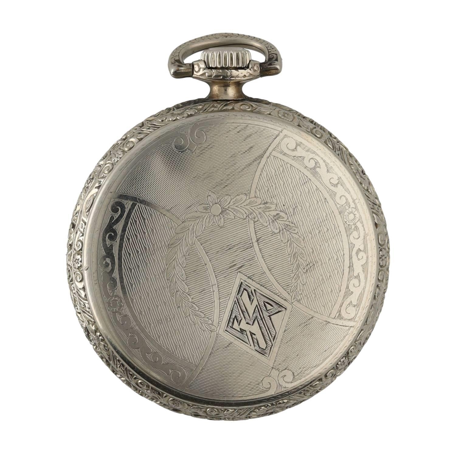 Elgin National Watch Co. 'Artistic' lever pocket watch, circa 1925, serial no. 28567200, signed 17 - Image 4 of 4