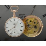 Grant, Fleet Street, London - 18ct rose gold plunge quarter repeating pocket watch, London 1808,