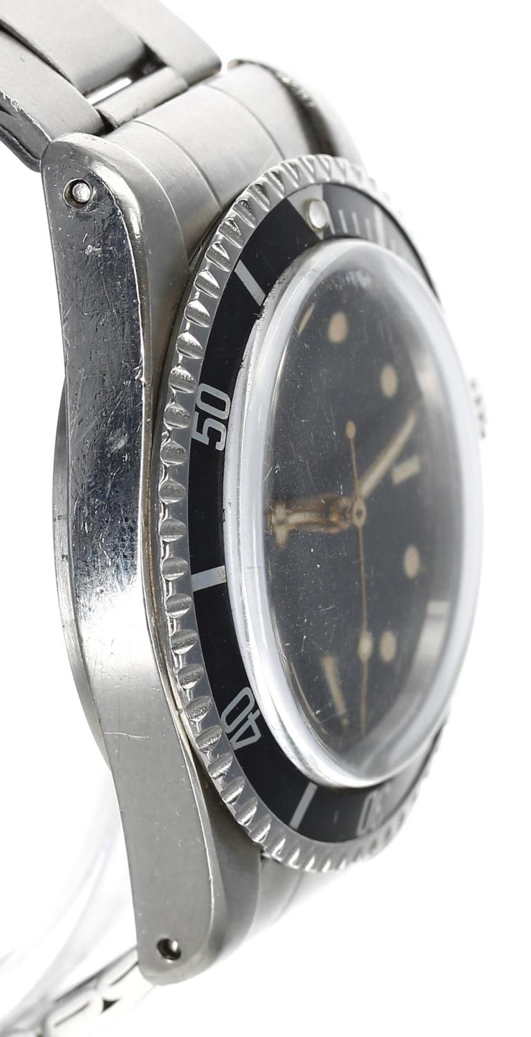 Rare Tudor Oyster-Prince Submariner stainless steel gentleman's wristwatch with the pointed crown - Image 3 of 7