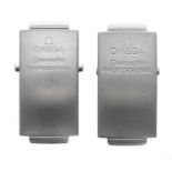 Omega - Two Omega Seamaster Professional stainless steel bracelet clasps, reference. 1503/825 (2)