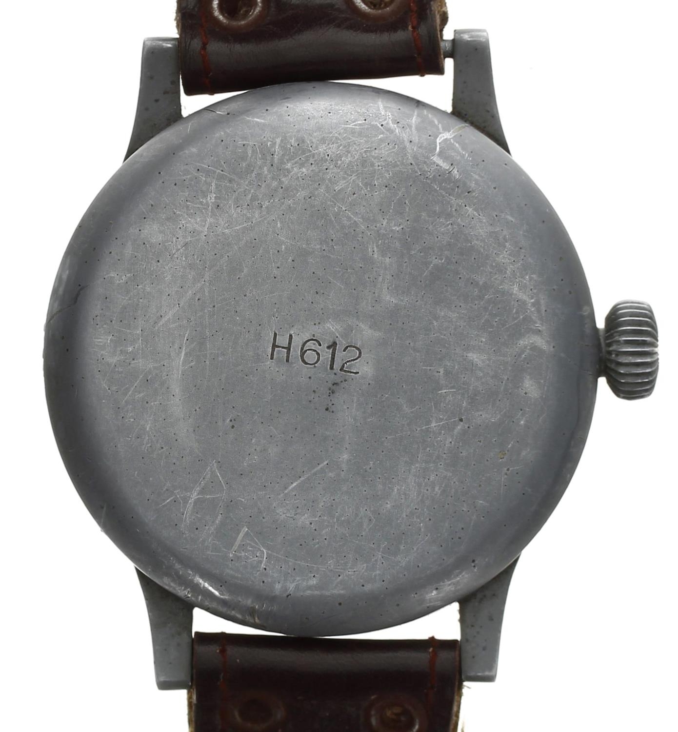 Laco German WWII Military Luftwaffe 'B.Uhr' pilots/navigators watch, reference no. 127-560B, case - Image 2 of 6