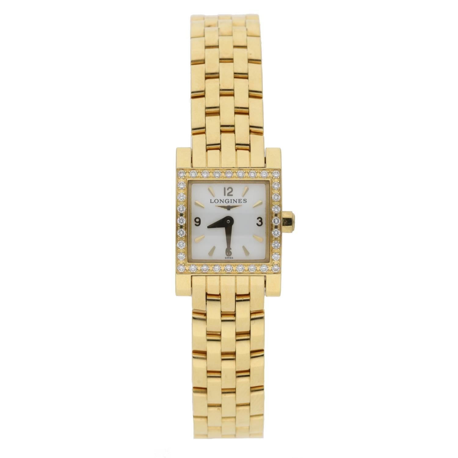 Longines Dolce Vita 18ct diamond set lady's wristwatch, reference no. L5 161 7, serial no. 30250xxx,