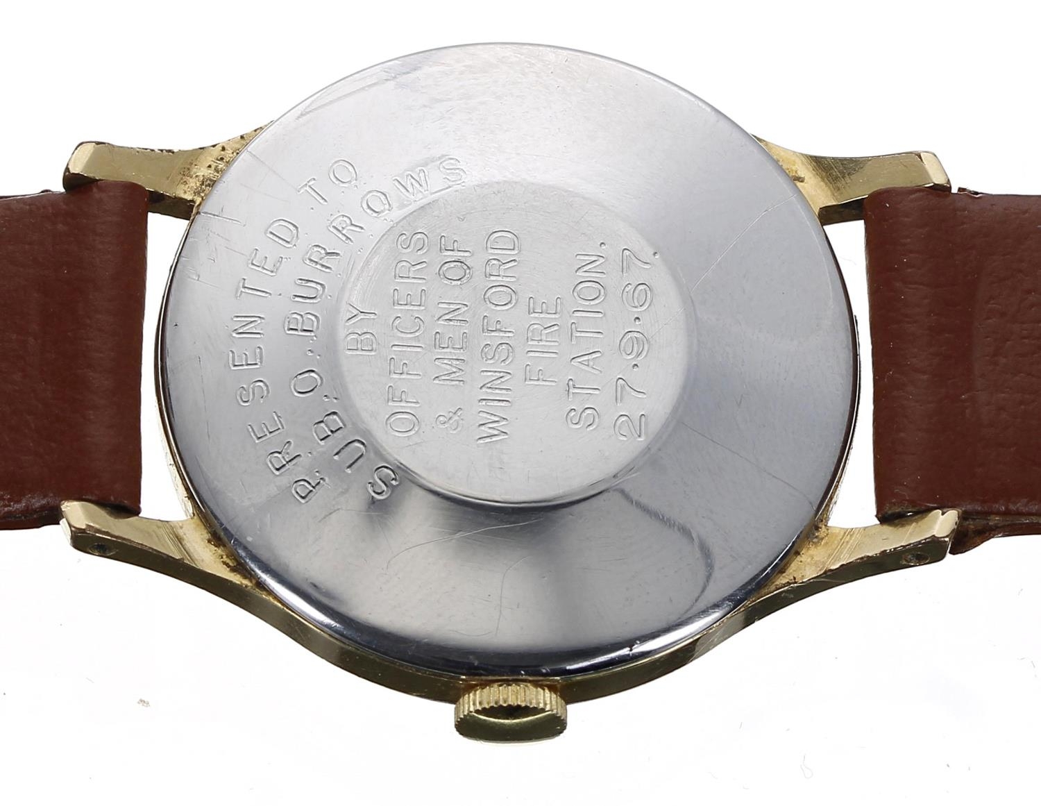 Smiths Astral National 17 gold plated and stainless steel gentleman's wristwatch, circular - Image 2 of 2