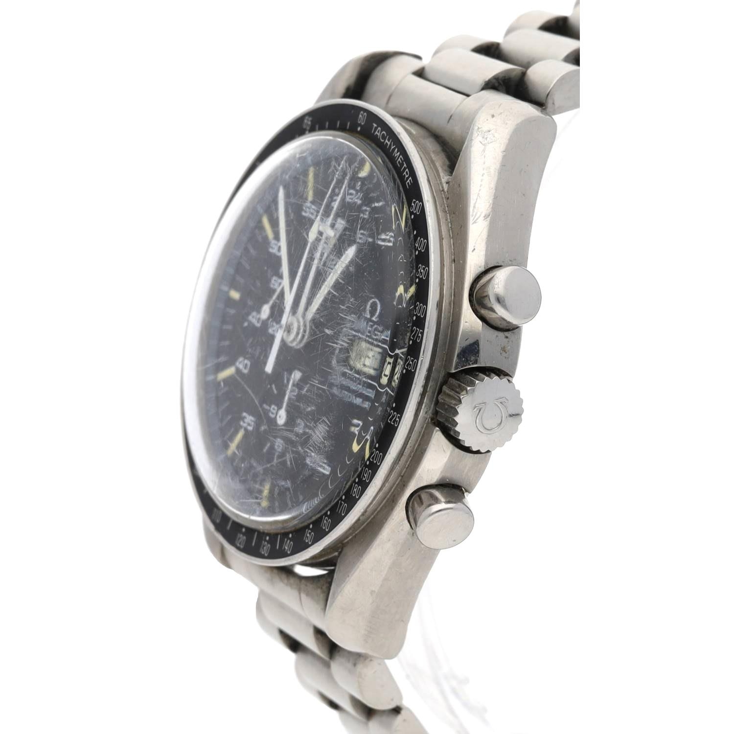 Rare Omega Speedmaster 'Holy Grail' Chronograph automatic stainless steel gentleman's wristwatch, - Image 4 of 9