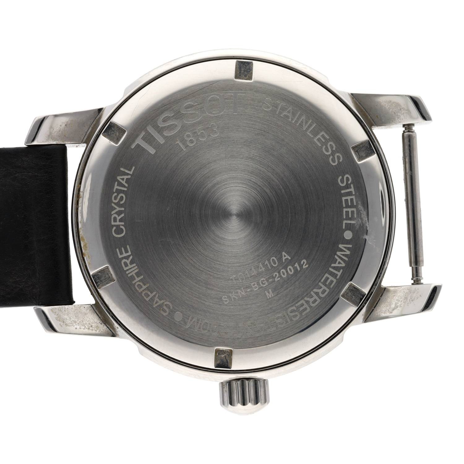 Tissot PRC 200 stainless steel gentleman's wristwatch, reference no. T014410A, black dial, quartz, - Bild 3 aus 3