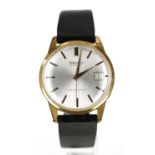 Seiko automatic gold plated and stainless steel gentleman's wristwatch, reference no. 7625-1990,