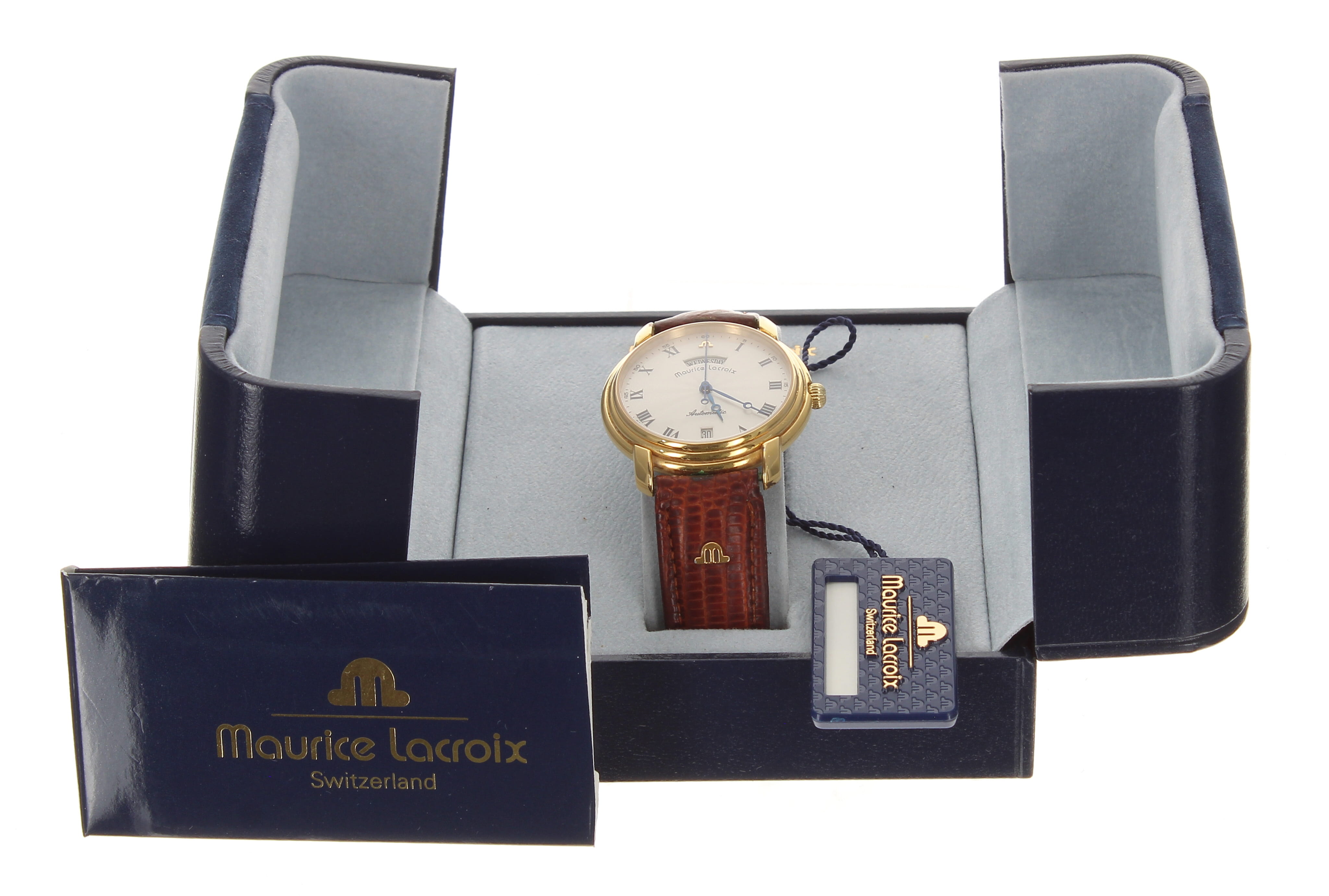 Maurice Lacroix Pontos gold plated and stainless steel gentleman's wristwatch, reference no. - Bild 2 aus 3