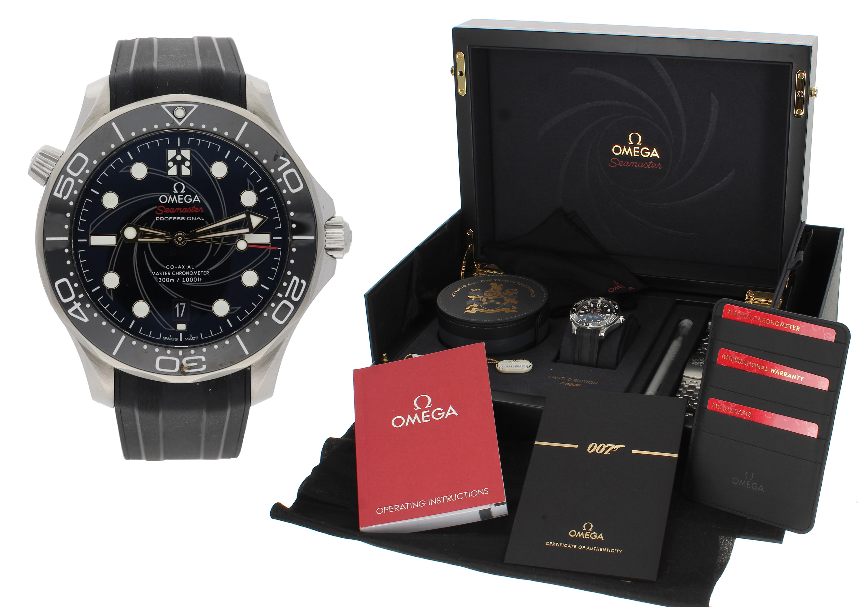 FINE CONDITION - Omega Seamaster Professional 300M 'James Bond' Limited Edition Co-Axial Master