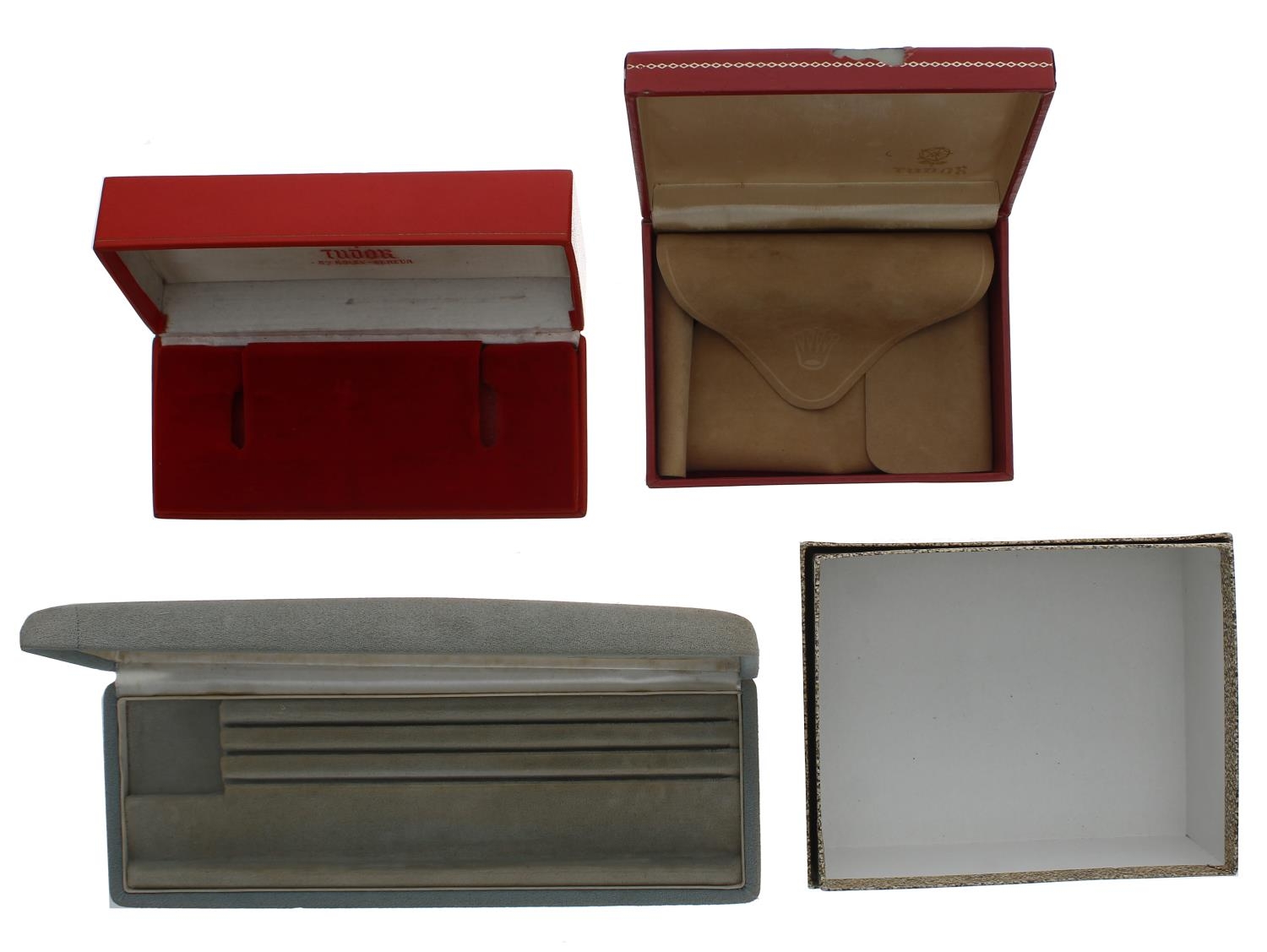 Rolex Cameleon wristwatch case; together with a Rolex Oyster wristwatch outer box and two Tudor - Image 2 of 2