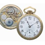 Illinois Watch Co. 'Illinois Central' 10k rolled gold lever pocket watch, circa 1917, signed 17