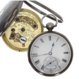 Josh Walker, Workington - William IV silver fusee lever pocket watch, Chester 1832, gilt movement