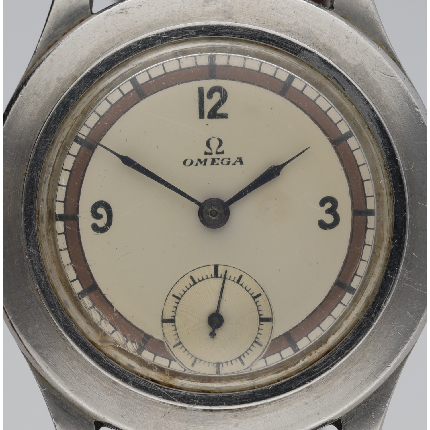 Omega stainless steel gentleman's wristwatch, case no. 10110871, serial no. 9264xxx, circa 1939, - Image 8 of 8