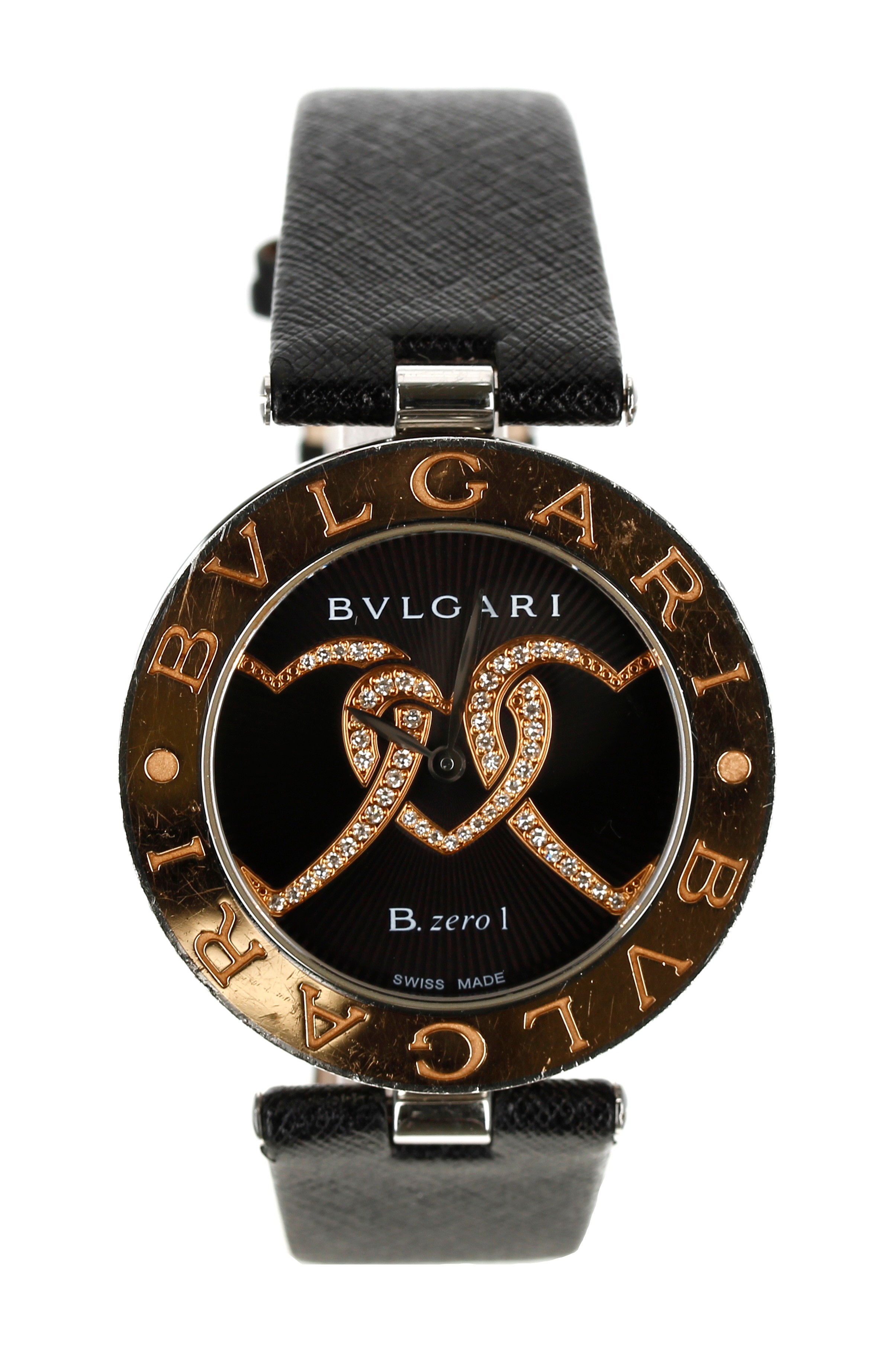 Bvlgari B Zero1 18ct and stainless steel lady's wristwatch, reference no. BZ P 35S, serial no.