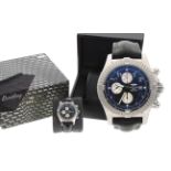 Breitling Super Avenger Chronometre Chronograph automatic stainless steel gentleman's wristwatch,