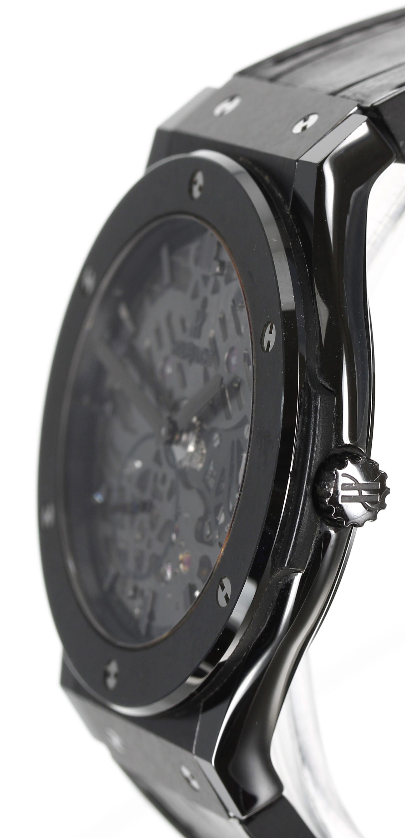 Hublot Classic Fusion Ultra-Thin Skeleton ceramic gentleman's wristwatch, reference no. 515.CM - Image 2 of 6