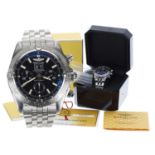 Breitling Blackbird Chronograph Chronometre automatic stainless steel gentleman's wristwatch,