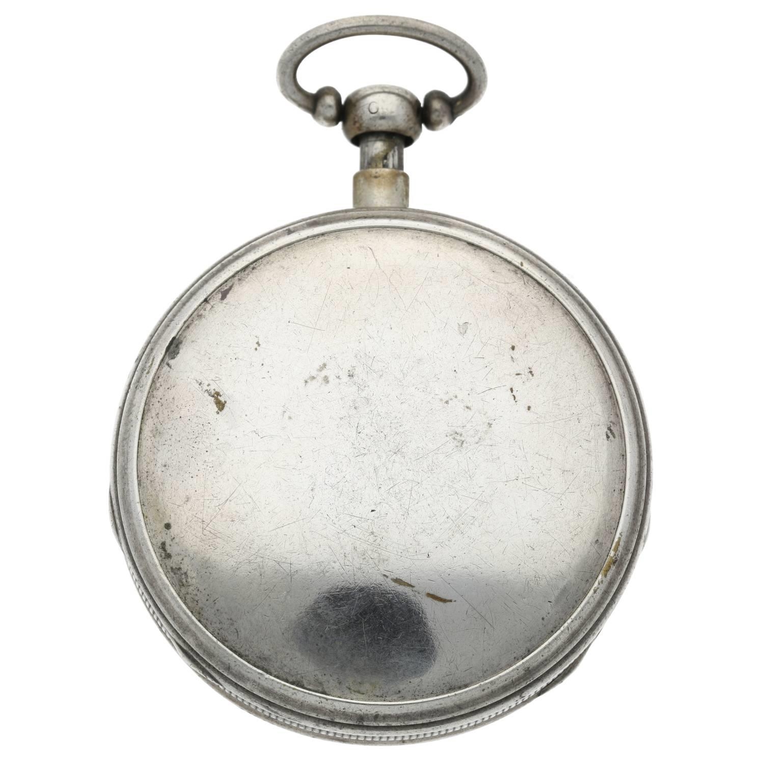 Breguet - French 19th century white metal quarter repeating pocket watch, plunge repeat gilt ruby - Image 5 of 13