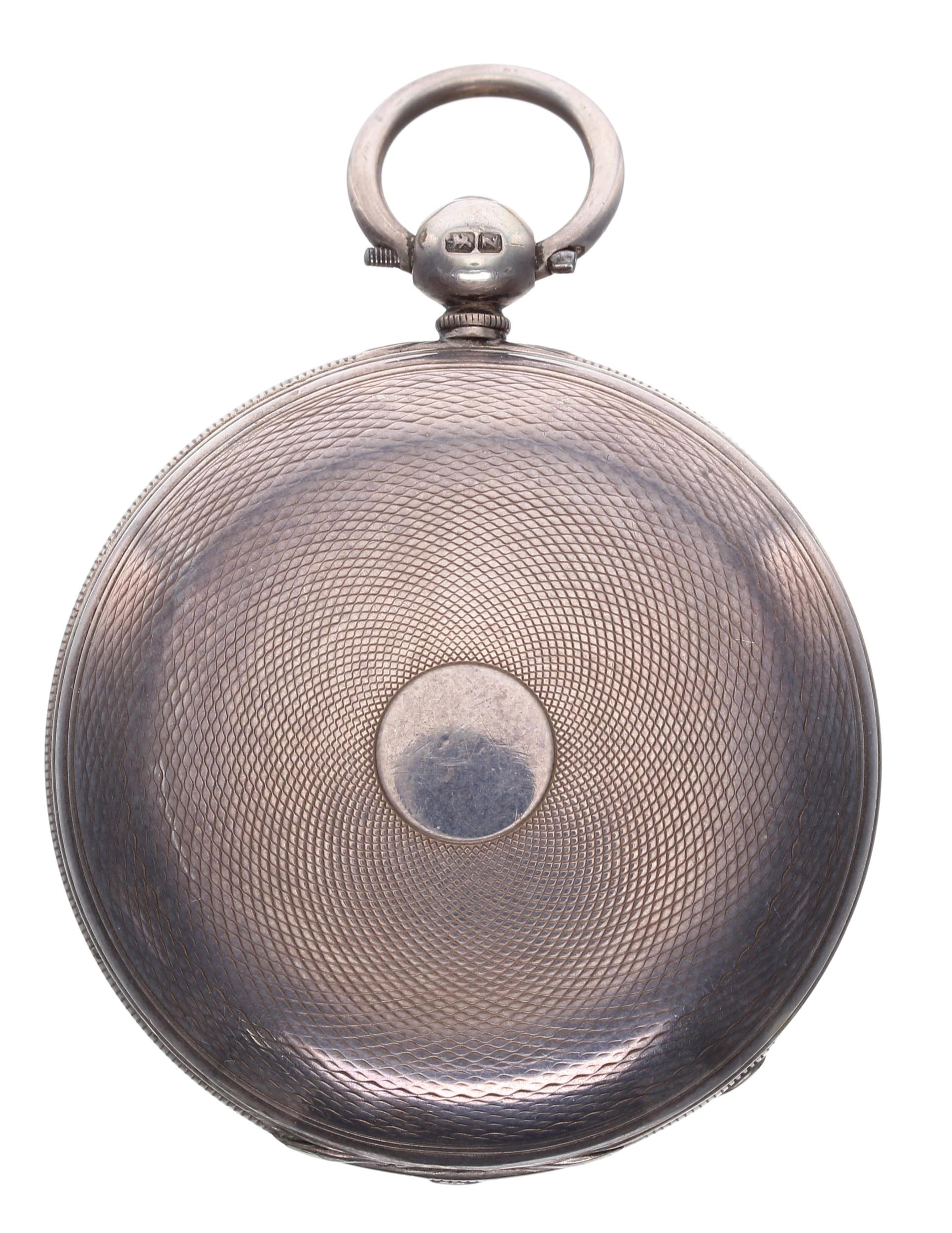 Parkinson & Frodsham, London - 19th century silver verge hunter pocket watch, signed fusee movement, - Bild 4 aus 5