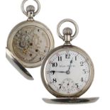 Hamilton Watch Co. lever set hunter pocket watch, circa 1905, serial no. 495569, signed cal. 940