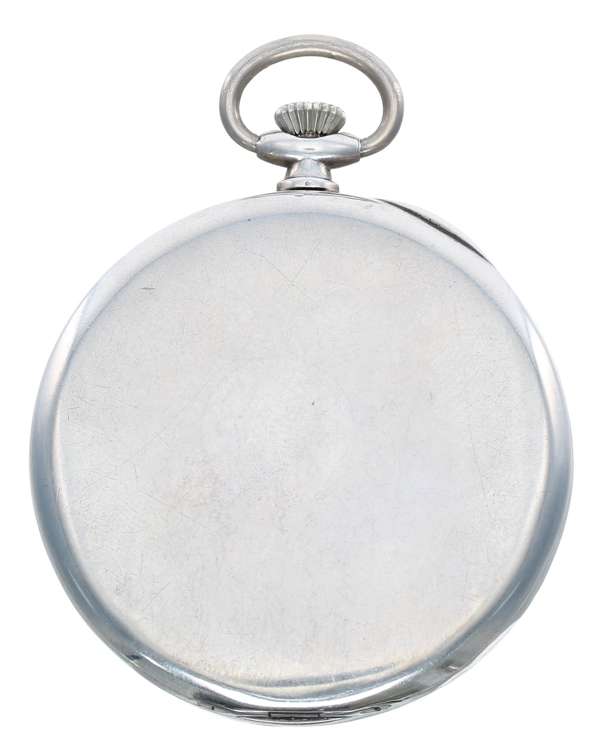 Zenith silver (0.935) lever dress pocket watch, signed gilt movement, no. 2567768, with - Image 5 of 5