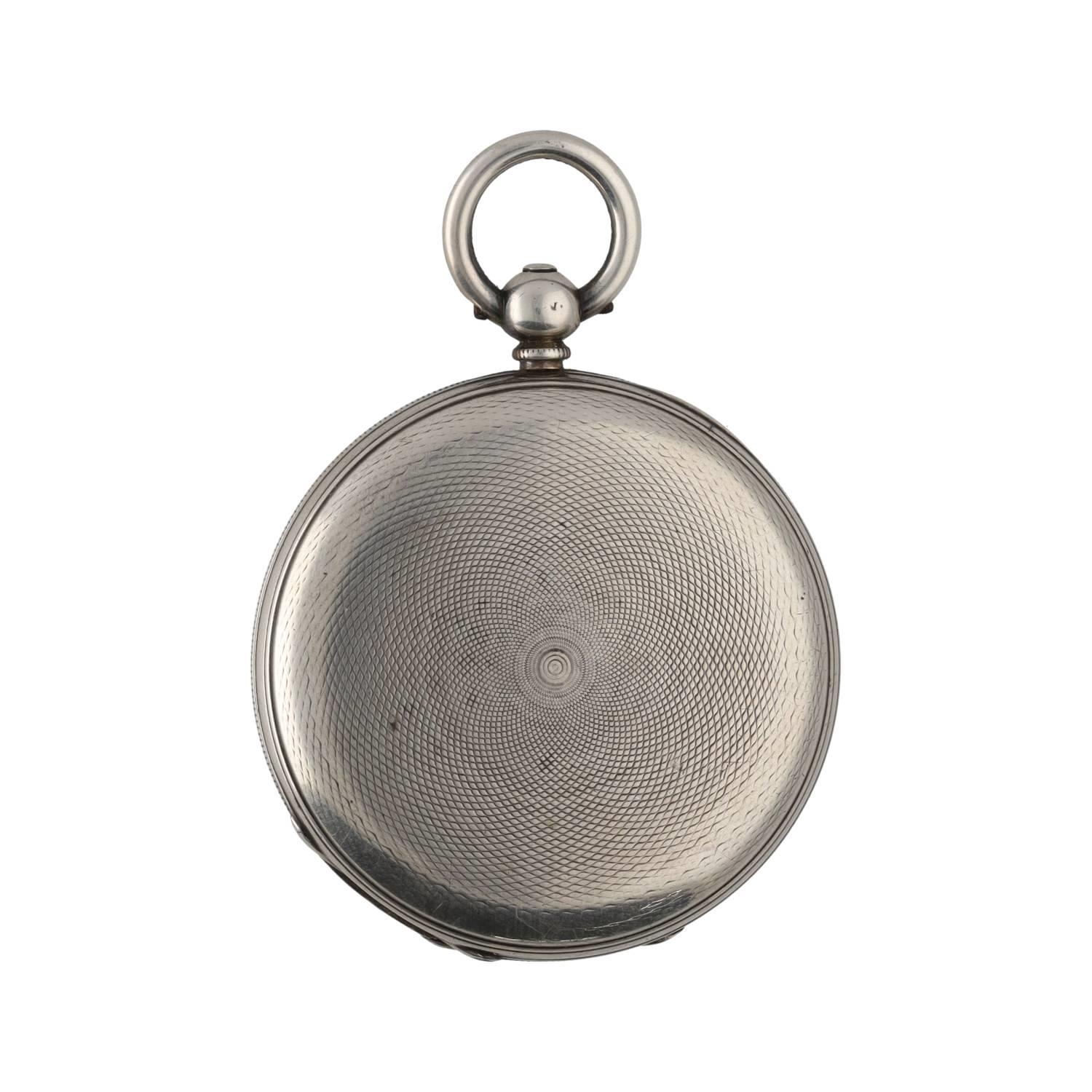 Charles Frodsham, London - Victorian silver fusee lever hunter pocket watch, London 1853, the - Image 5 of 5