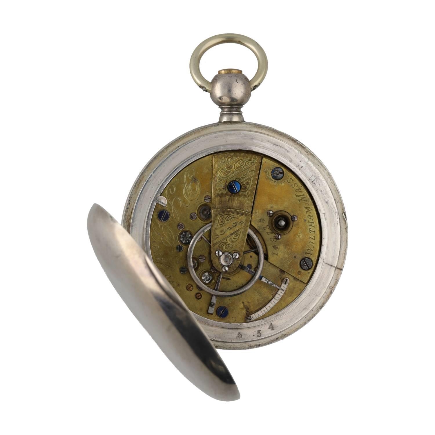 Early American Waltham 'P.S. Bartlett' lever hunter pocket watch, circa 1864, serial no. 148734, - Image 2 of 4