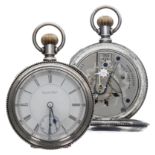 WM. Kerr & Son, Boston, Mass. lever pocket watch, signed adjusted movement, no. 4215677, with Safety