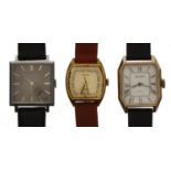 Two Sekonda gentleman's wristwatches; together with a Sekonda mid-size wristwatch (3)