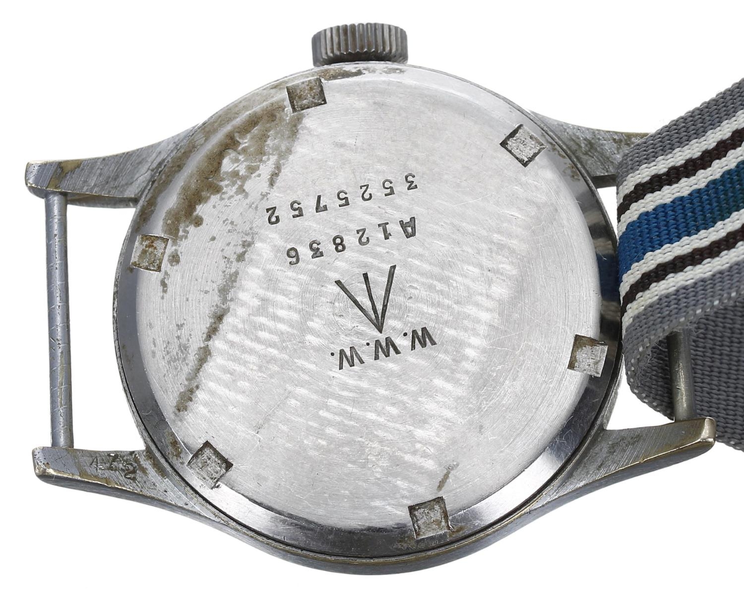 Vertex British Military issue nickel and stainless steel gentleman's wristwatch, signed circular - Bild 2 aus 3