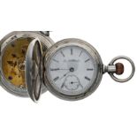 Elgin National Watch Co. 'G.M. Wheeler' lever set hunter pocket watch, circa 1893, serial no.