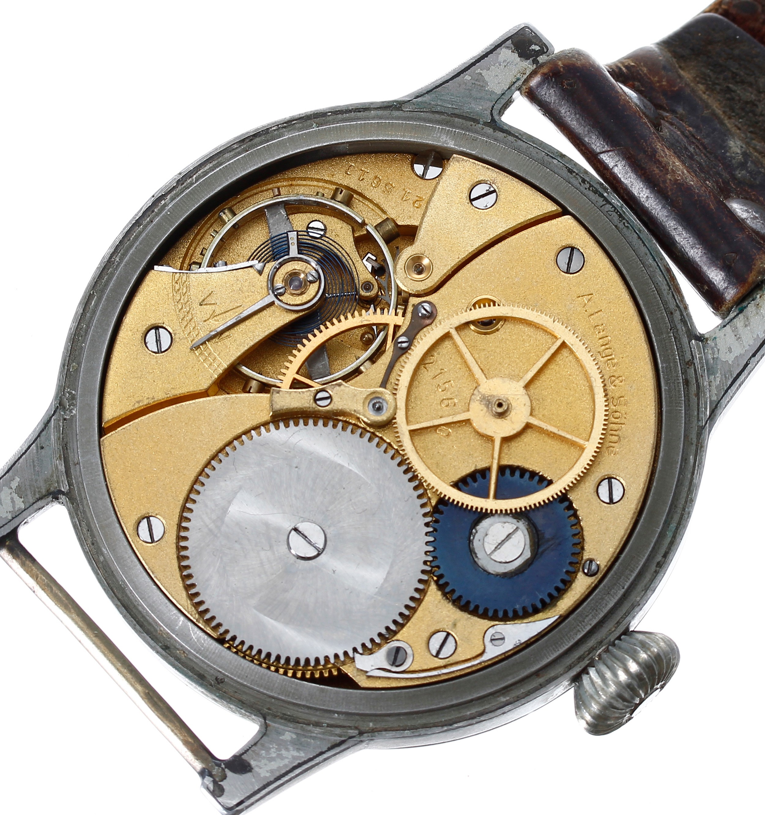 A. Lange & Sohne Rare German Military WWII Luftwaffe 'B.Uhr' pilots/navigators watch, ref no. 127- - Image 3 of 5