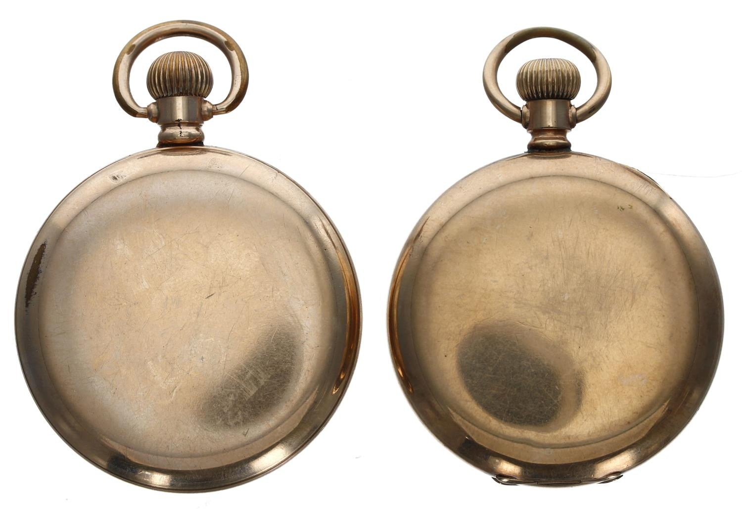 Limit No. 2 gold plated lever pocket watch, within a Dennison Star case, 50mm; together with a Swiss - Image 2 of 3