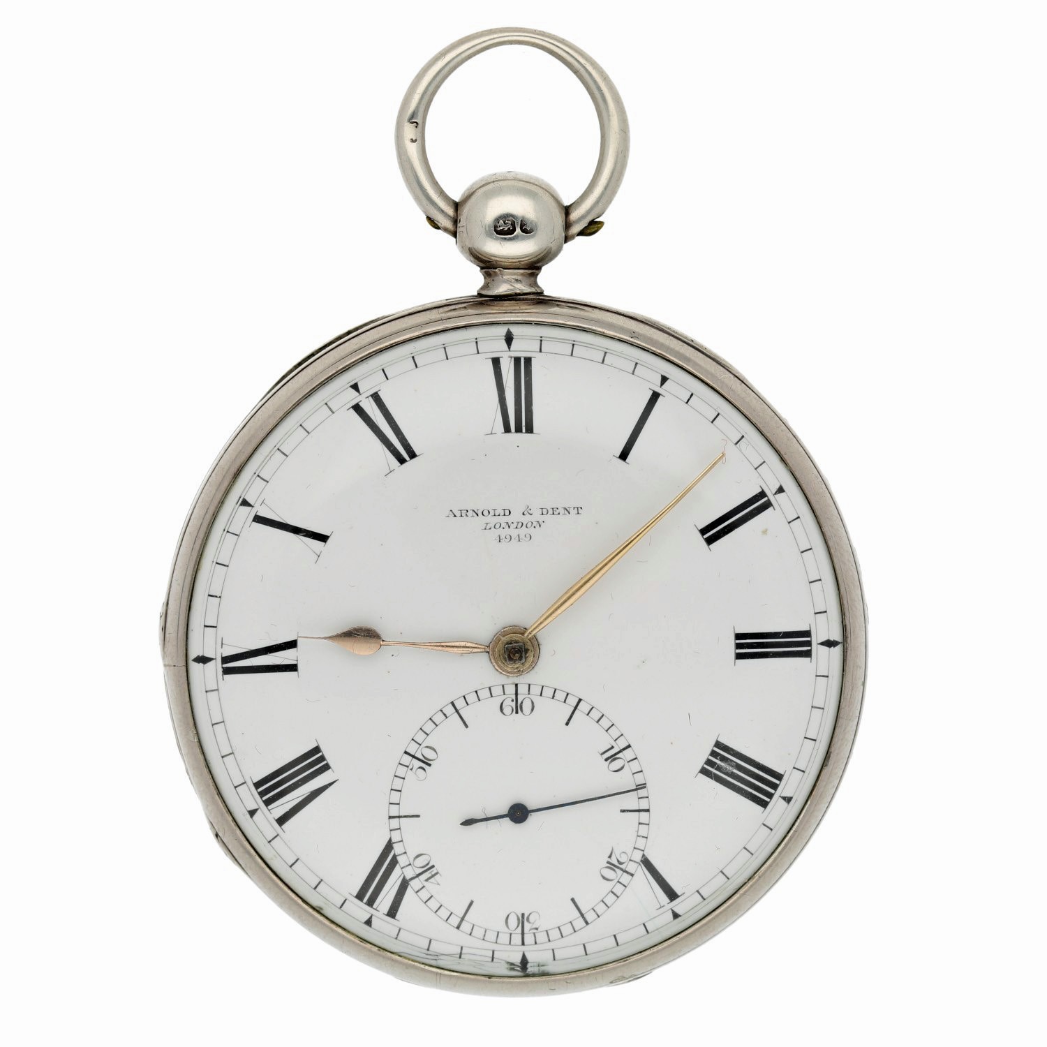 Arnold & Dent, London - silver fusee lever pocket watch, London 1836,  three quarter plate - Image 2 of 4