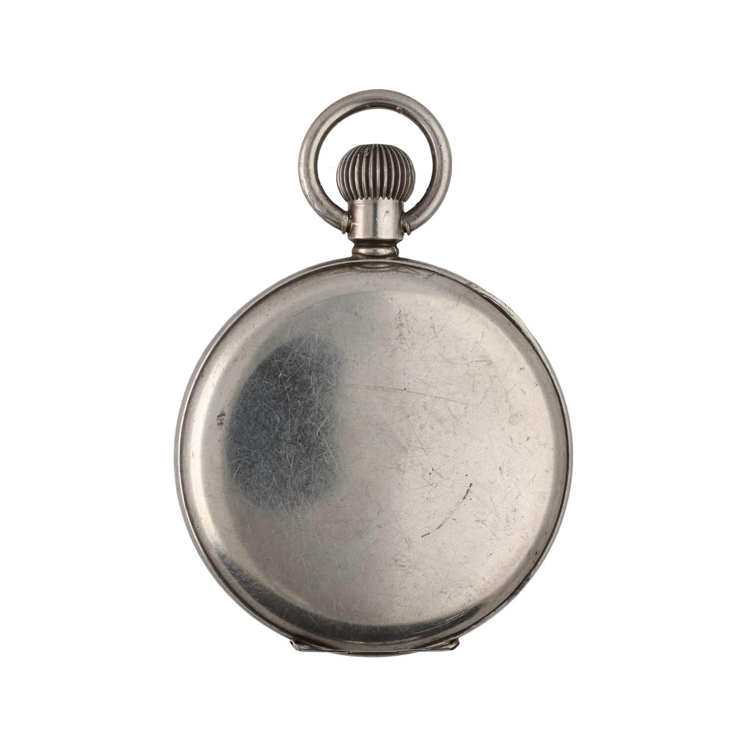 Vertex - Swiss silver lever pocket watch, Birmingham 1916, signed 15 jewel movement, inscribed - Bild 3 aus 3