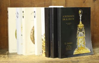 Collection of Auktionen Dr. Crott German auction catalogues, circa 2006-2009 (10)