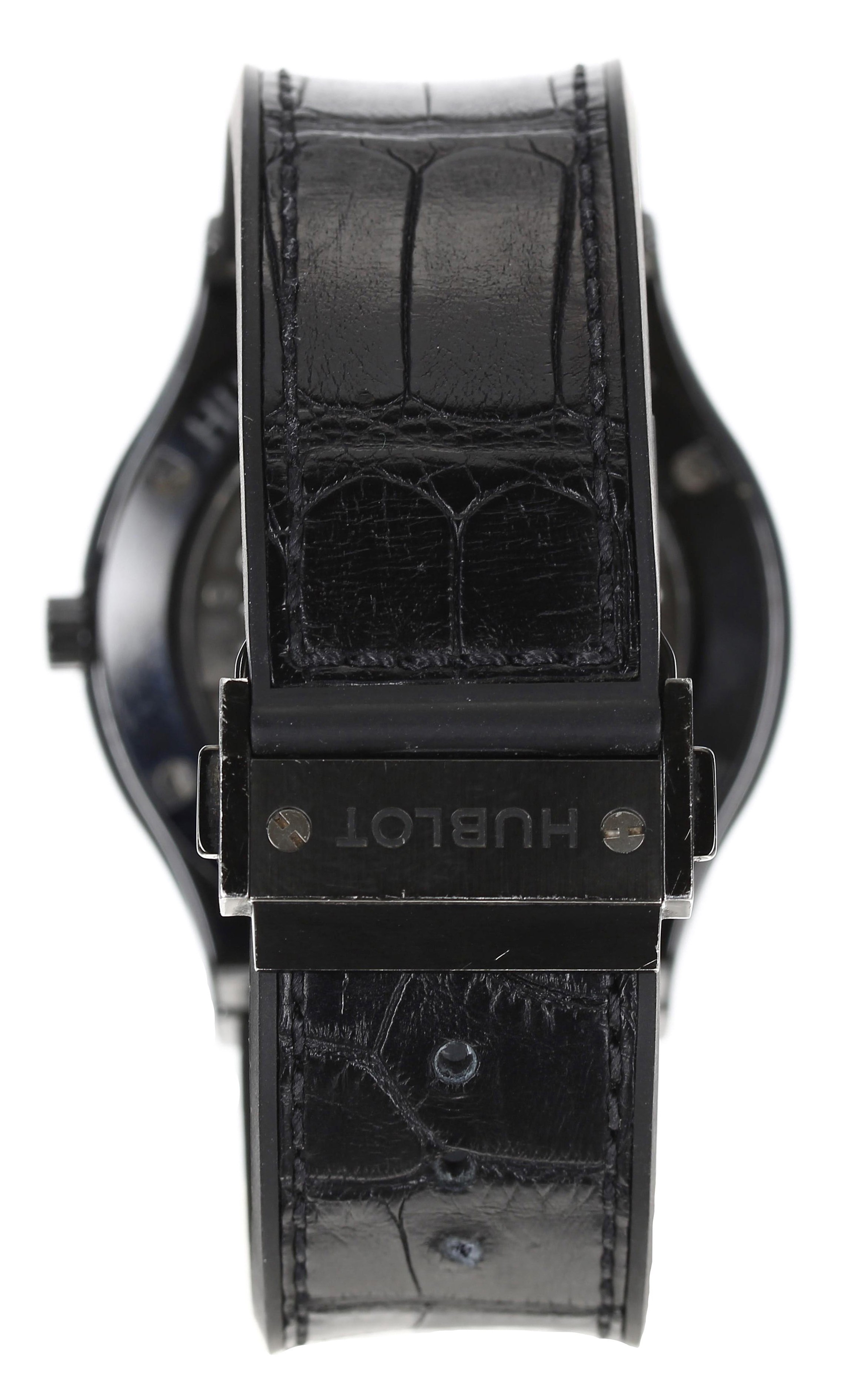 Hublot Classic Fusion Ultra-Thin Skeleton ceramic gentleman's wristwatch, reference no. 515.CM - Bild 4 aus 6