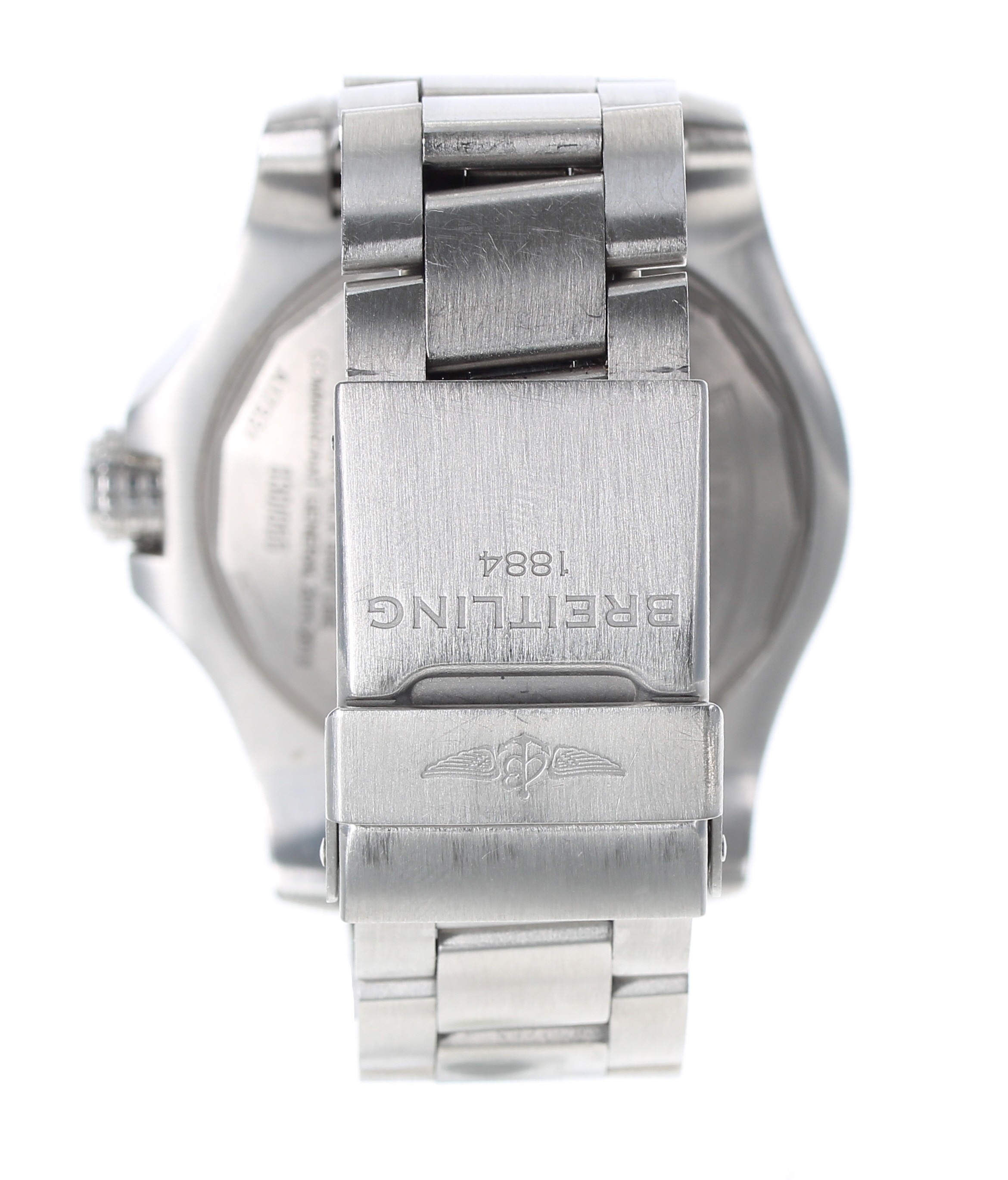 Breitling 'R.A.F Regiment' 75th Anniversary stainless steel automatic gentleman's wristwatch, - Bild 4 aus 5