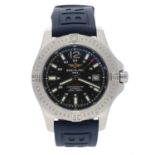 Breitling Colt Chronometre automatic stainless steel gentleman's wristwatch, reference no. A17388,