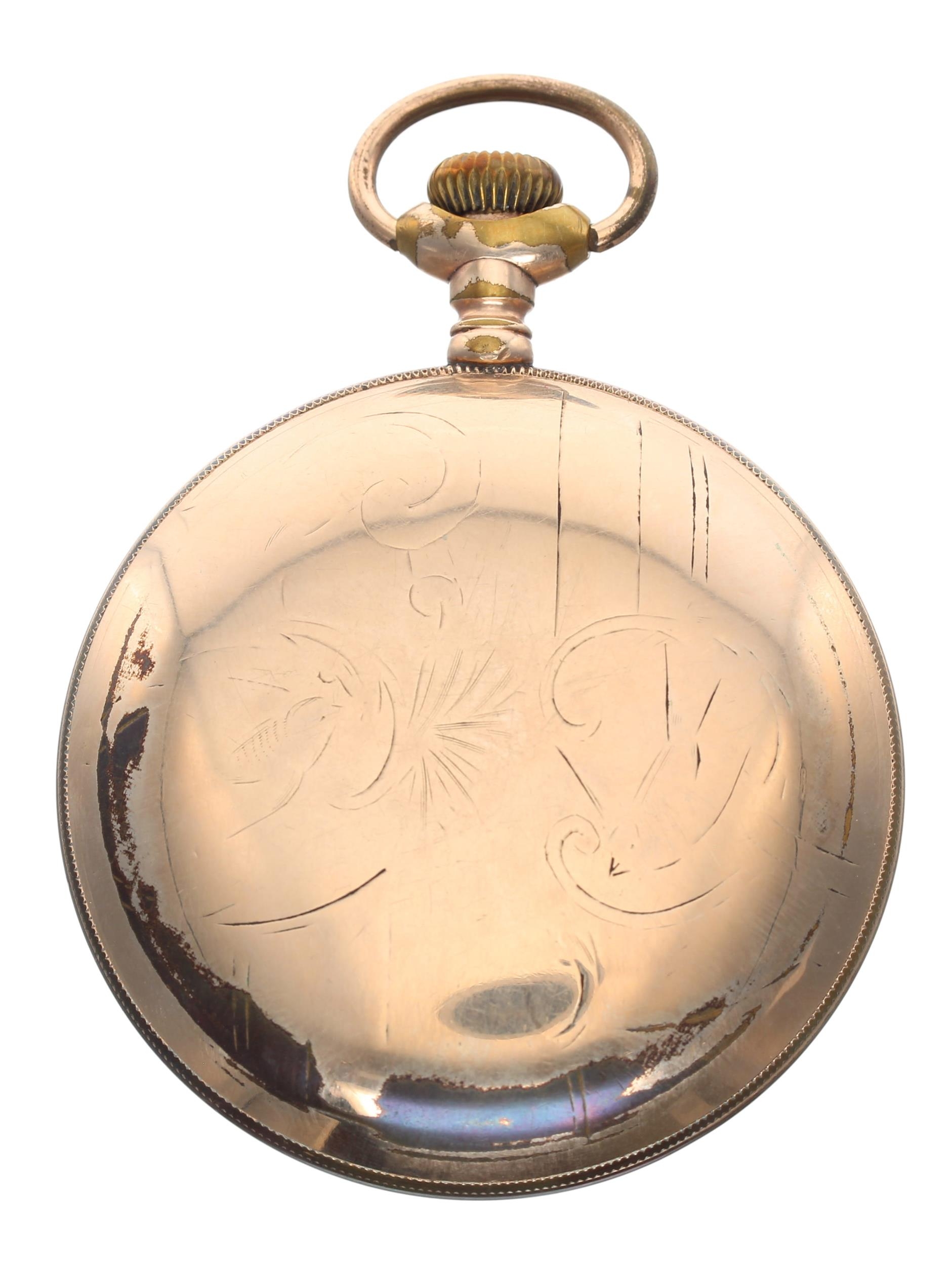 American Waltham 'P.S. Bartlett' gold plated lever pocket watch, circa 1904, signed 17 jewel - Image 4 of 4