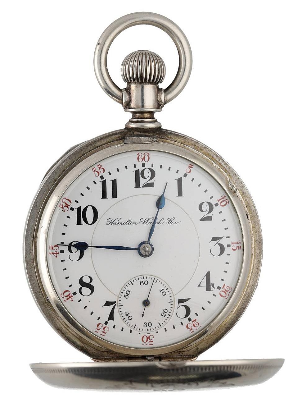 Hamilton Watch Co. lever set hunter pocket watch, circa 1905, serial no. 495569, signed cal. 940 - Image 2 of 5