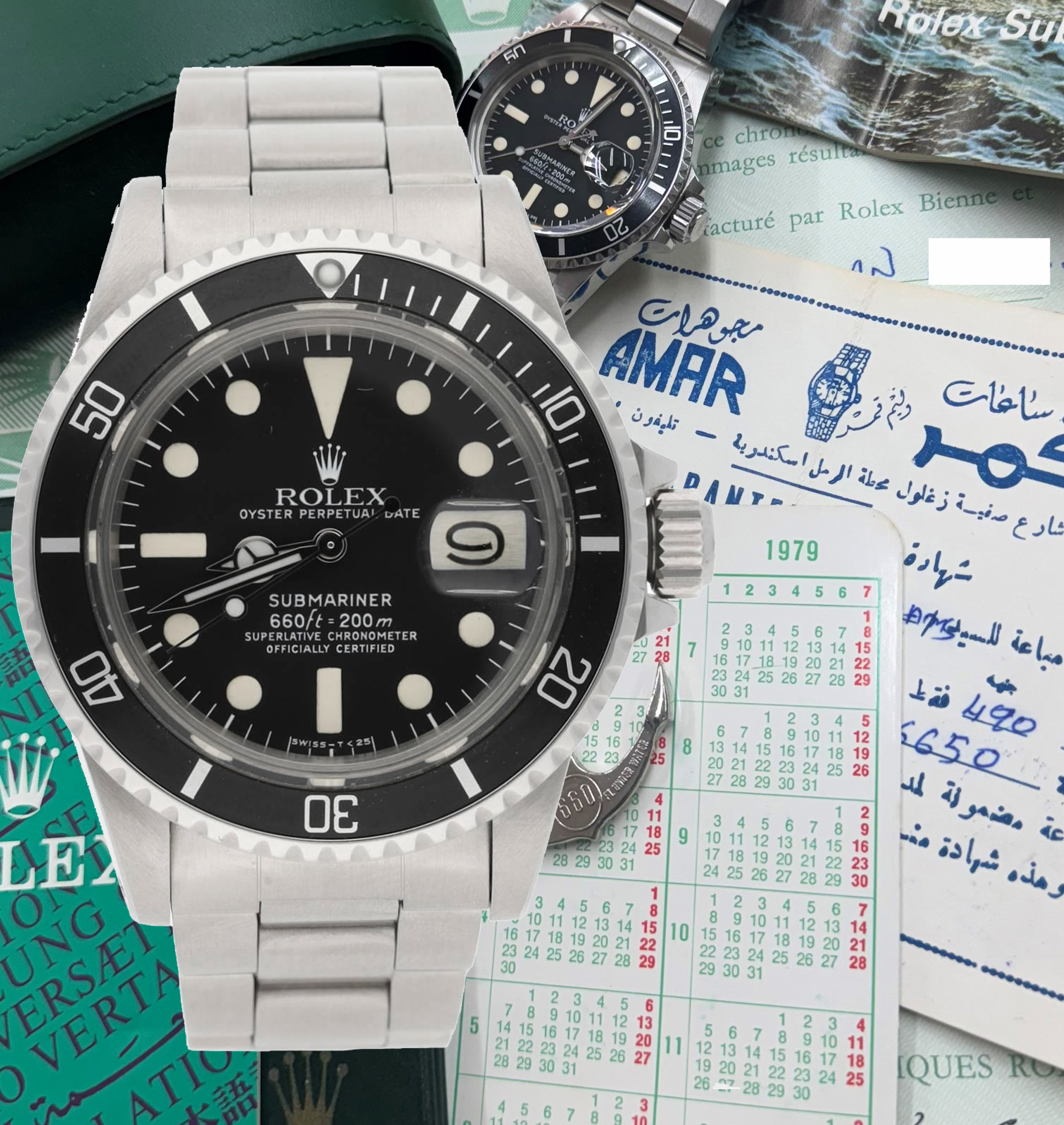 SERVICED IN JULY 2022 - Rolex Oyster Perpetual Date Submariner stainless steel gentleman's